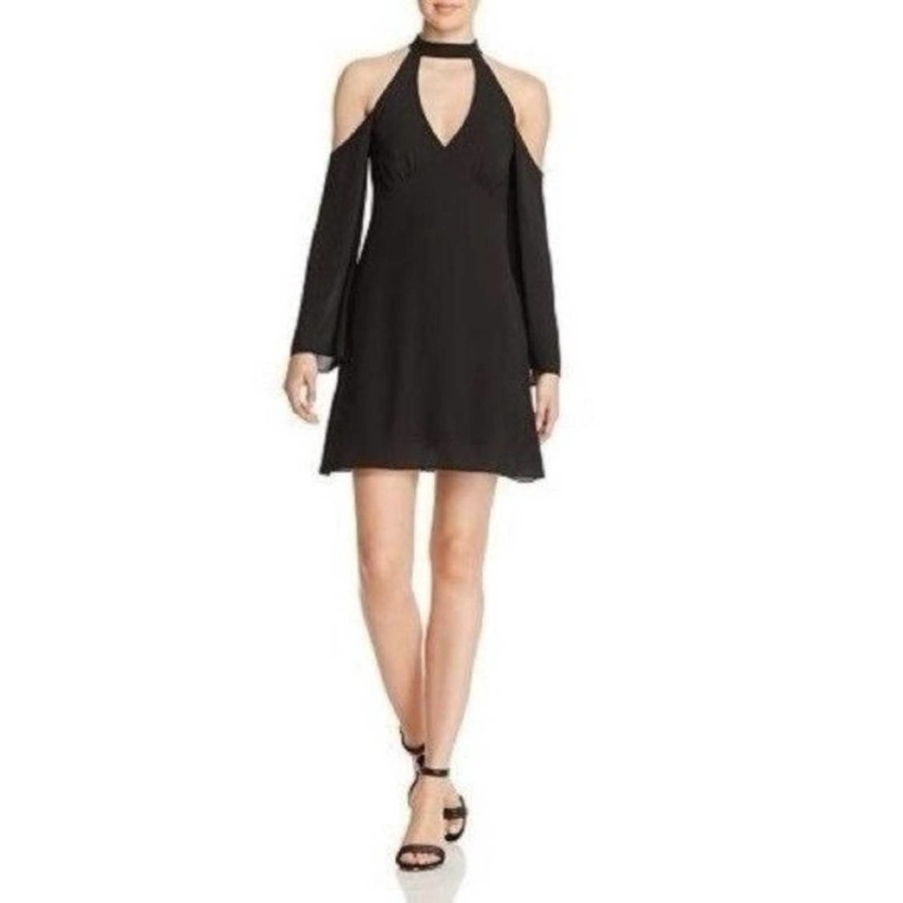 Bailey 44 Daikon Black Dress NWT Size Large Cold Shoulder